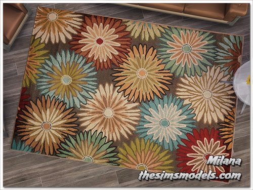  The Sims Models: Rugs by Milana