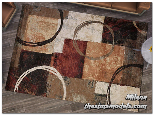  The Sims Models: Rugs by Milana