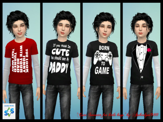  Amberlyn Designs Sims: Cute Sweatshirts and T Shirts