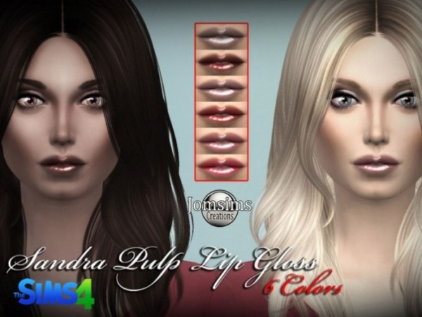 Jom Sims Creations: Sandra eyes and lipgloss