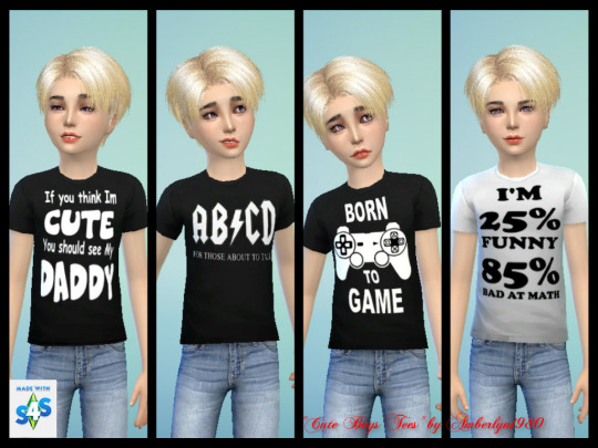  Amberlyn Designs Sims: Cute Sweatshirts and T Shirts