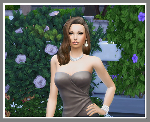  Les Sims 4 Passion: Mary Silver female sims model