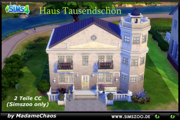  Blackys Sims 4 Zoo: House Tausendschoen by MadameChaos