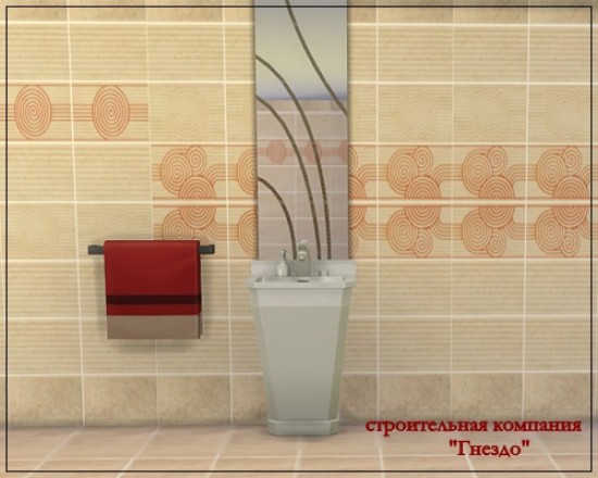  Sims 3 by Mulena: Ceramic tiles Rock Garden