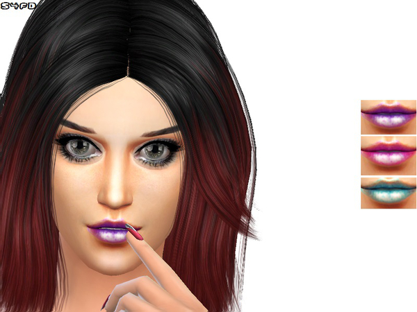  The Sims Resource: Diva Gloss Sweet Neon by DivaDelic06