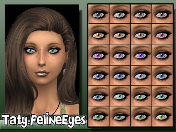  The Sims Resource: Feline Eyes by Taty