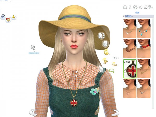  The Sims Resource: Necklace N02 by S Club