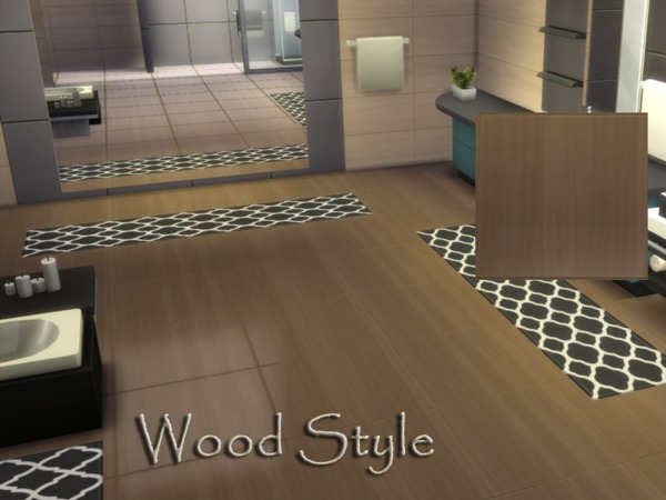 The Sims Resource: Wood Style floor by  millasrl