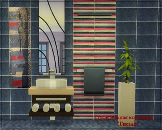  Sims 3 by Mulena: Ceramic tile TRIBECA