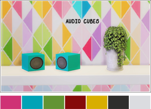  LinaCherie: Audio cubes stereo