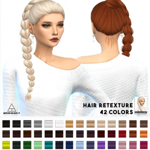  Miss Paraply: Hair retexture   Alesso Angels   42 colors