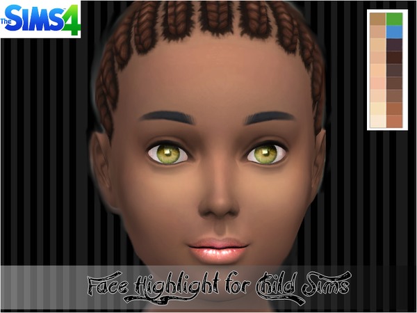  The Sims Resource: Face Highlight for Child Sims