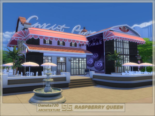  The Sims Resource: Raspberry Queen Restaurant by Danuta720