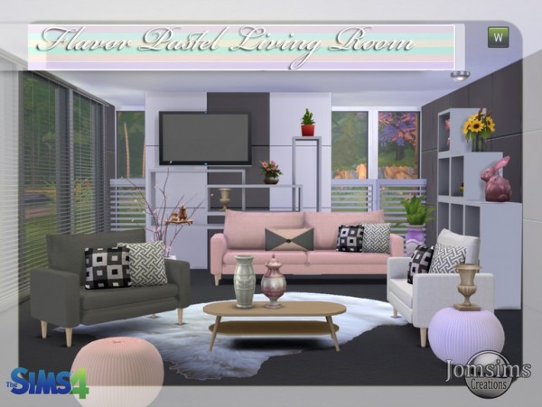  Jom Sims Creations: Flavour Livingroom