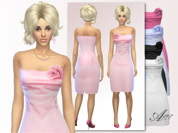  The Sims Resource: Ginny Dress by Altea127