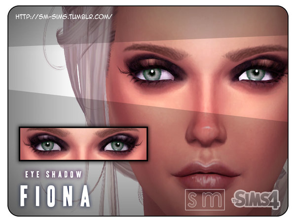 The Sims Resource: Fiona   Eyeshadow by Screaming Mustard