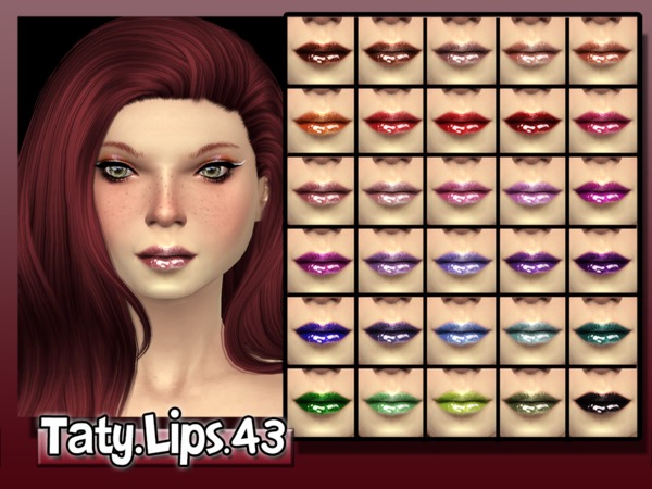  The Sims Resource: Taty Lips 43