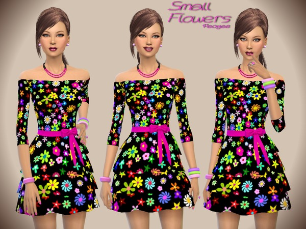  The Sims Resource: Small Flowers by Paogae