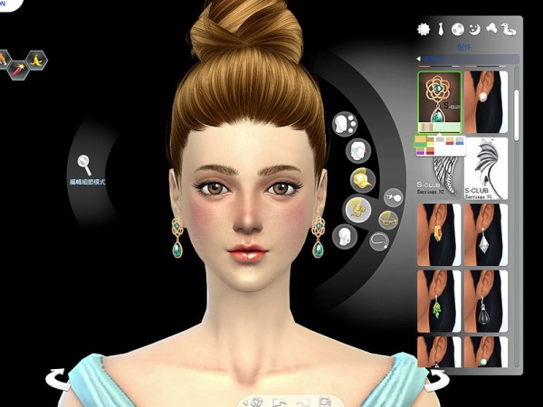  The Sims Resource: Earrings 03 by S  Club