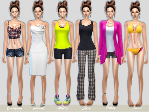  The Sims Resource: Daphne female models vy TugmeL