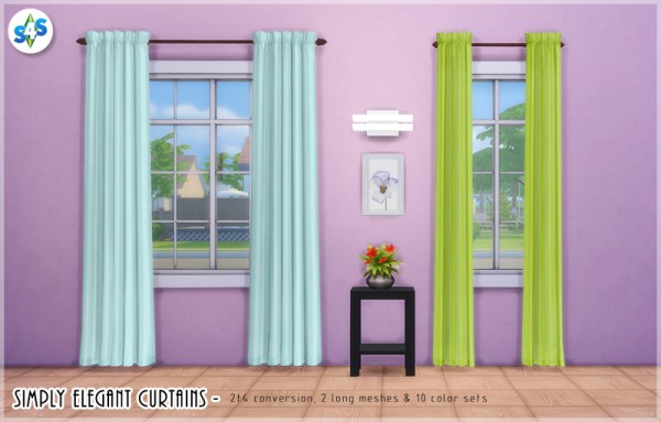  Allisas Simming Adventures: Simply Elegant Curtains