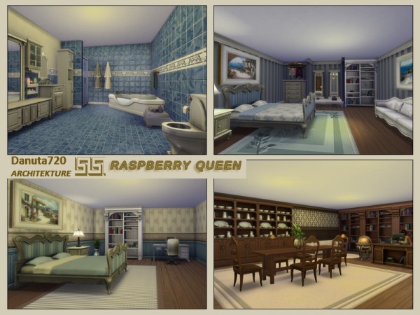  The Sims Resource: Raspberry Queen Restaurant by Danuta720
