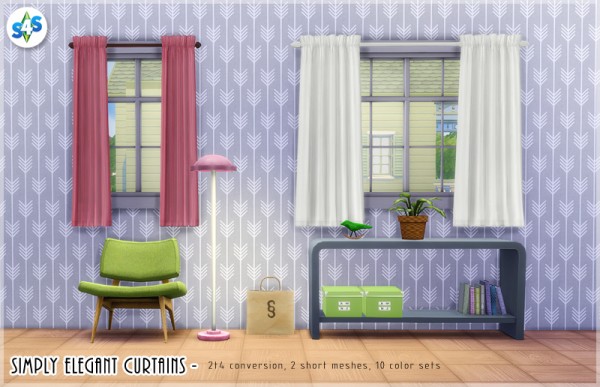  Allisas Simming Adventures: Simply Elegant Curtains