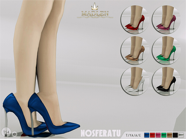  The Sims Resource: Madlen Nosferatu Shoes by MJ95