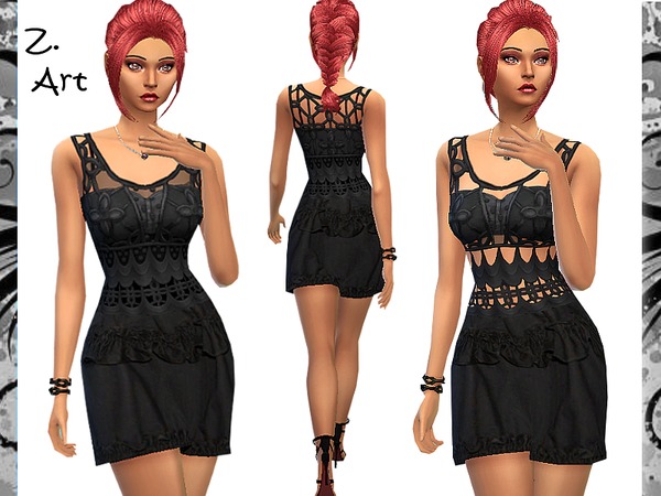  The Sims Resource: Open or Closed dress by Zuckerschnute20