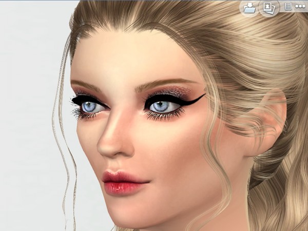  The Sims Resource: Miss Vogue Eyeliner by Pinkzombiecupcake