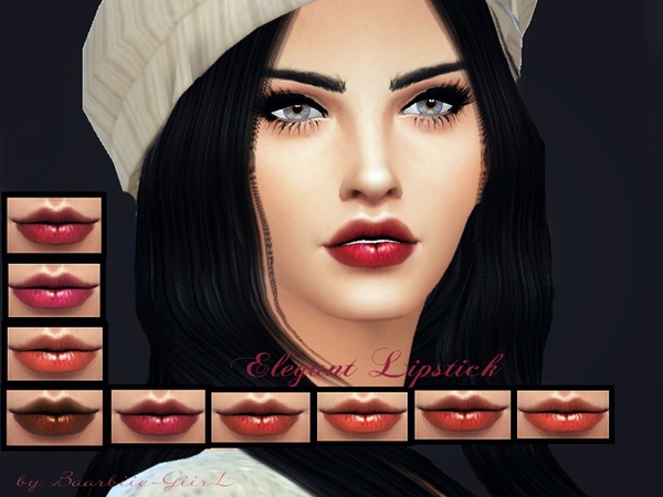  The Sims Resource: Elegant Lipstick by Baarbiie GiirL