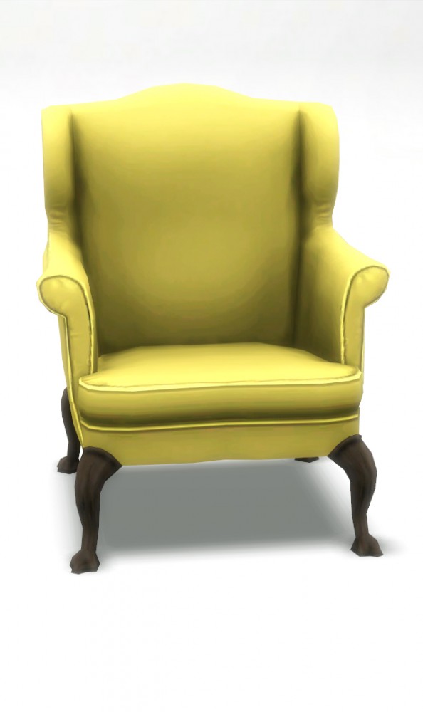  Mod The Sims: Bracken Living Room Chair (Sims 3 Conversion) by edwardianed