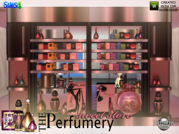  The Sims Resource: The Perfumery sweet store by Jomsims