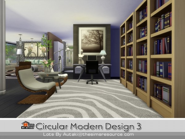  The Sims Resource: Circular Modern Design 3  by Autaki