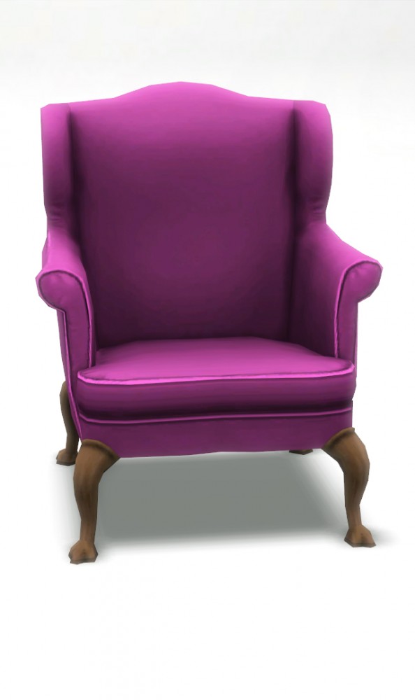  Mod The Sims: Bracken Living Room Chair (Sims 3 Conversion) by edwardianed