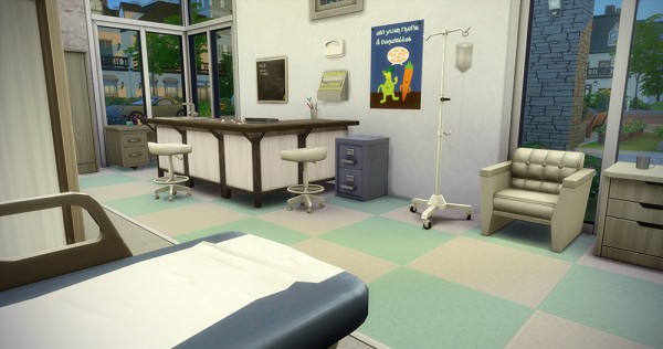  Simsontherope: The science lab, the police station, and the hospital