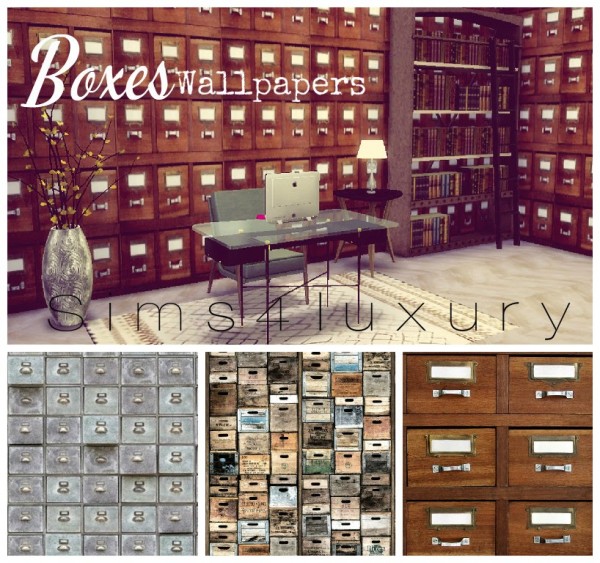  Sims4Luxury: Boxes Wallpapers