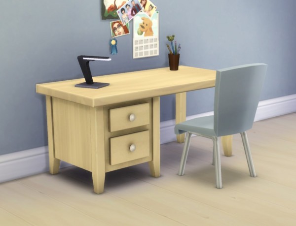  Mod The Sims: Boring Desk by plasticbox
