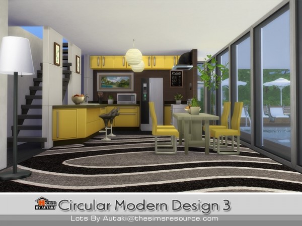  The Sims Resource: Circular Modern Design 3  by Autaki
