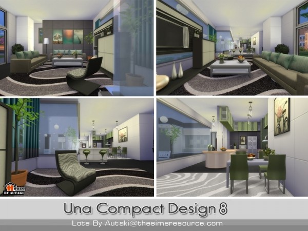  The Sims Resource: Una Compact Design 8 by Autaki
