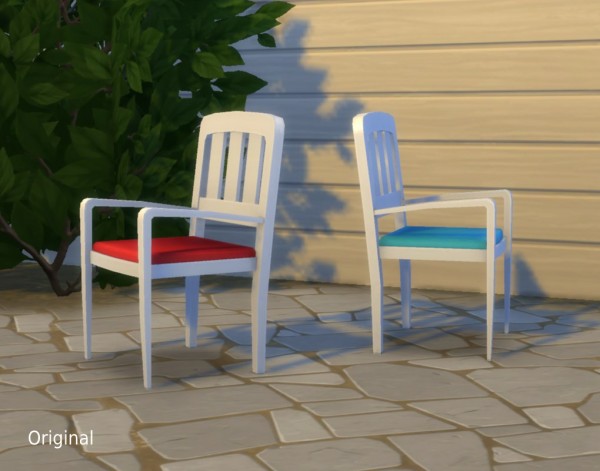 Mod The Sims: Brock Chair Mesh Override + Text Edit by plasticbox