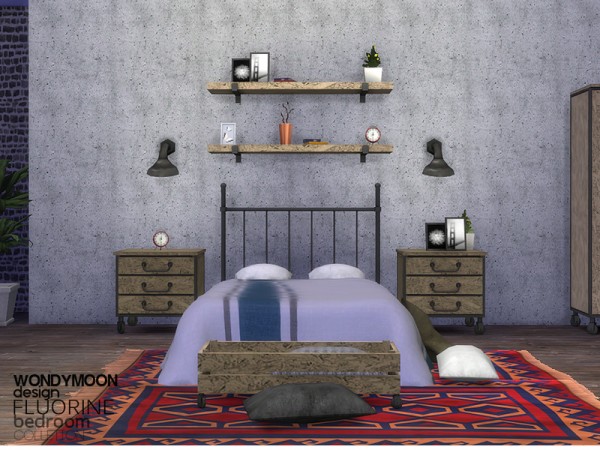  The Sims Resource: Fluorine Bedroom by wondymoon