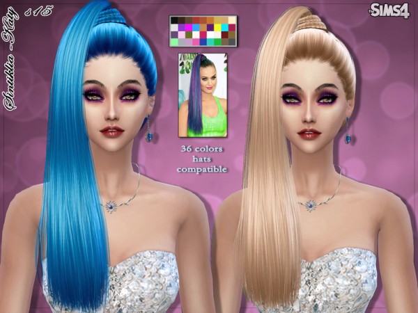  The Sims Resource: Hair 15 Katy by Sintiklia