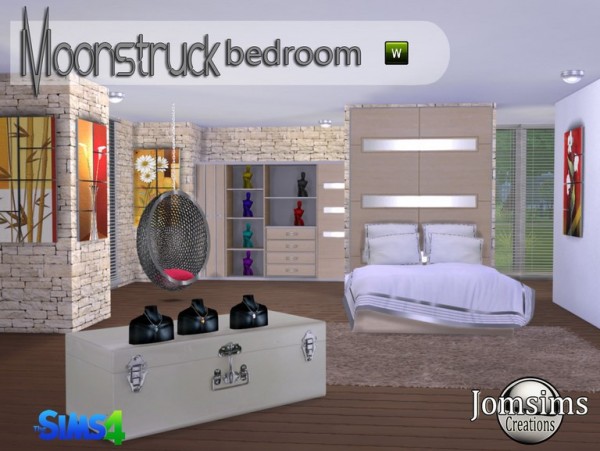  Jom Sims Creations: Moonstruck bedroom