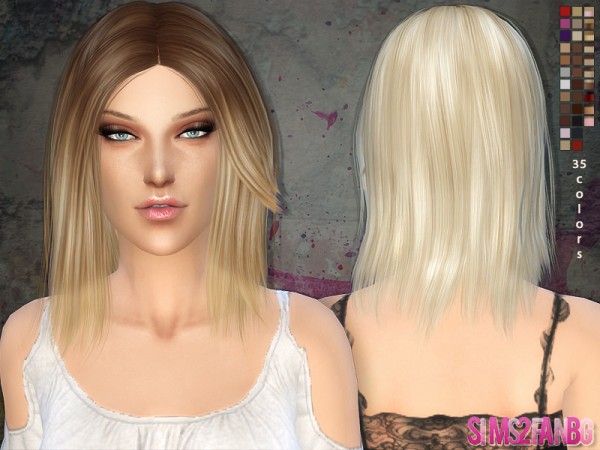  The Sims Resource: Medium Hair   01 by Sims2fanbg