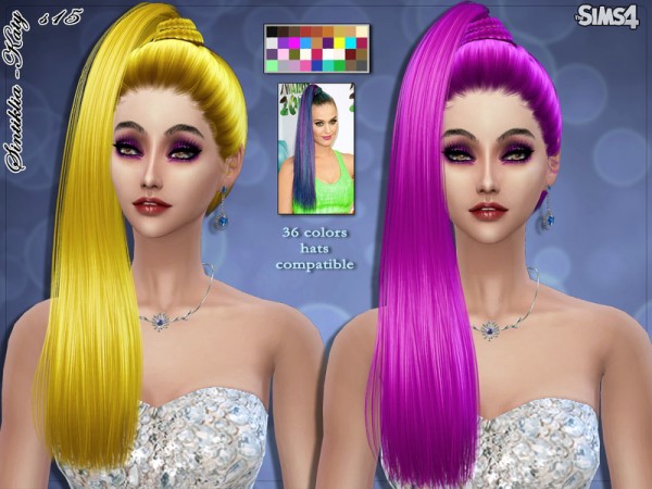  The Sims Resource: Hair 15 Katy by Sintiklia