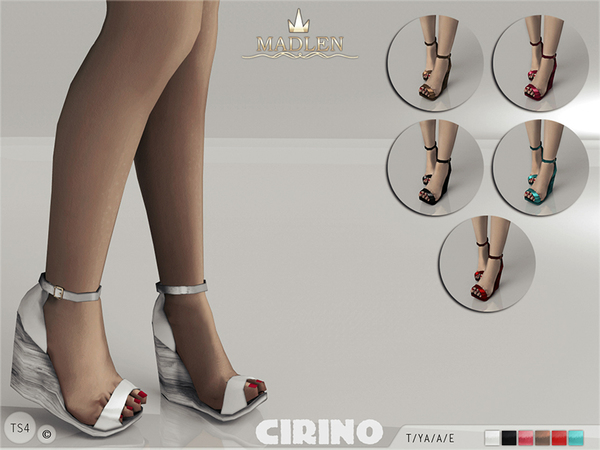 The Sims Resource: Madlen Cirino Shoes by MJ95