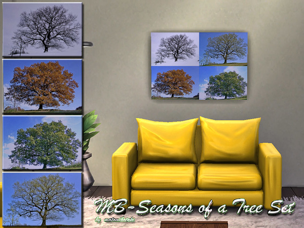  The Sims Resource: MB Seasons Of a Tree Set  by  matomibotaki