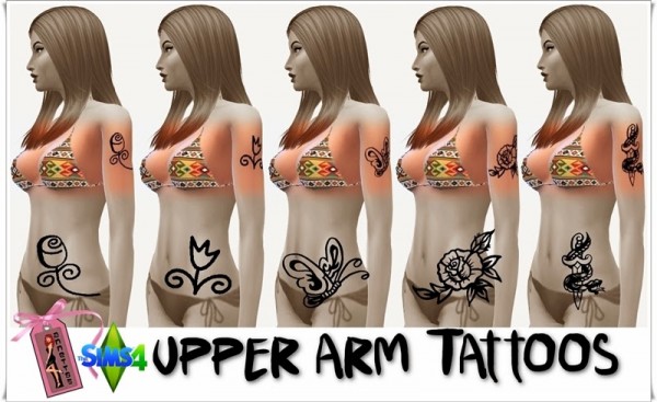  Annett`s Sims 4 Welt: Upper Arm Tattoos for Women & Men