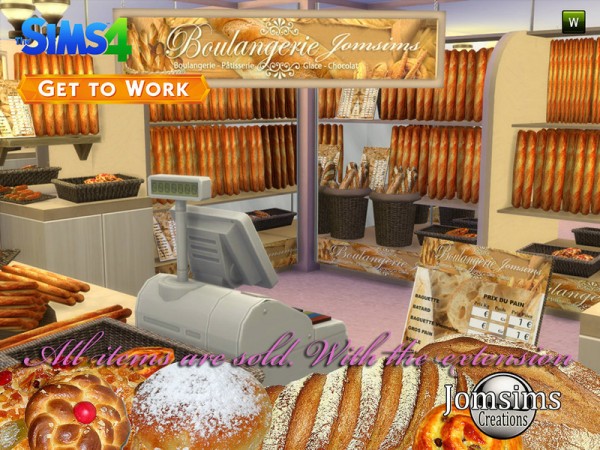  The Sims Resource: The bakery 2015 by JomSims